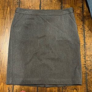 Eddie Bauer, size 4, charcoal grey pencil skirt